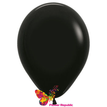 Balon de latex  Negru  30 cm 