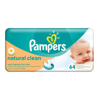 cumpără Pampers Baby Wipes Natural Clean 4xN64 în Chișinău 