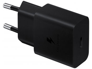 Samsung Wall Charger 1xType-C 15W (w/o cable), Black 