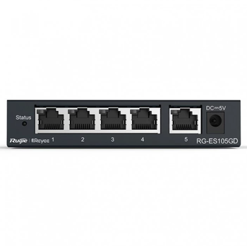 Свитч Ruijie (5 port, Gigabit, Metal case) 