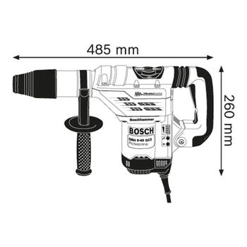 Перфоратор ротационный Bosch GBH 5-40 DCE 220 В 8.8 Дж 