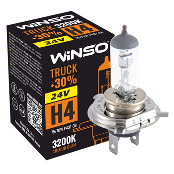 Lampa Winso H4 24V 75/70W P43t-38 TRUCK +30% 724400 