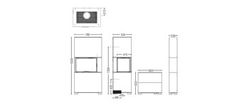 Soba  AustroFlamm Sam 63x42 K/S 