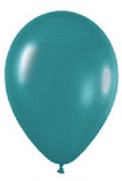 Baloane cu LED si Heliu - Turquase 