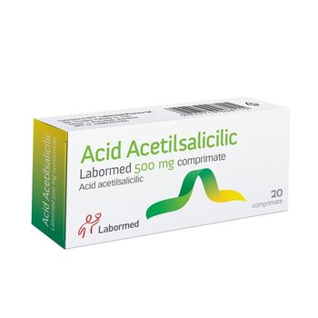 cumpără Acid acetilsalicilic 500mg comp. N10x2 (Labormed) în Chișinău 