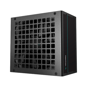 Power Supply ATX 550W Deepcool PF550, 80+, Active PFC,  Black Flat Cables, 120 mm silent fan 