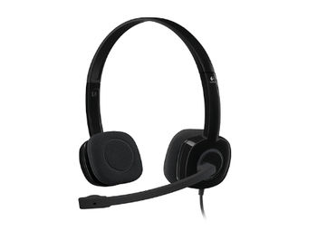 Наушники Logitech H151 Stereo Headset, Headphone: 20Hz-20kHz, Microphone: 100Hz-6.5kHz, 1.8m cable, 981-000589 (casti cu microfon/наушники с микрофоном)