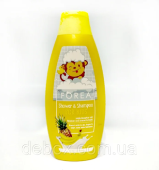 Детский гель для душа + шампунь Forea For Kids Shower & Shampoo 500ml 