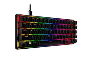 Gaming Keyboard HyperX Alloy Origins 65, Mechanical, TLK, Aluminum body, Red SW, RGB, PBT keys, USB 