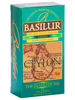 Ceai verde  Basilur The Island of Tea Ceylon  GREEN, 25*1,5g 