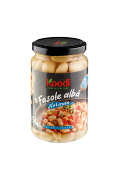 Натуральная белая фасоль 370g 