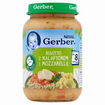 cumpără Gerber piure Risotto cu conopidă și mozzarella 8+ luni, 190 g în Chișinău 