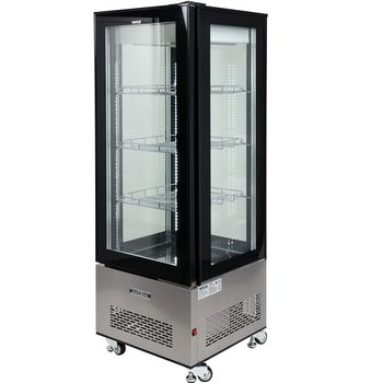 cumpără Vitrină frigorifică, temp.0 + 12°C , 650x650x1900 mm, capacitatea 400 L, lumini LED, negru în Chișinău 