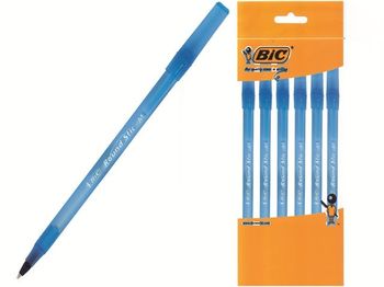 Набор ручек шариковых BIC Round Stic 6шт, синих 