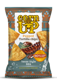 Chips porumb CornUP Texas style BBQ 60 g 