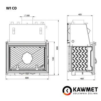 Focar KAWMET W1 CO 18,7 kW 