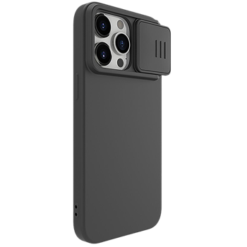 Nillkin Apple iPhone 15 Pro, CamShield Silky Silicone Case, Elegant Black 