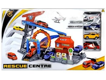 Parcare "Rescue Centre" (3 masini + elicopter) 45.5 x 26.5 cm 