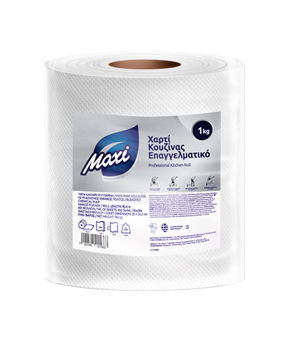 MAXI 1 KG PROFESSIONAL бумажное полотенце, 2 слоя,1 шт. 