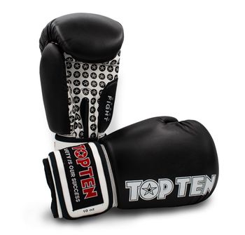 Mănuși de box „Fight” - negru, 16 oz 