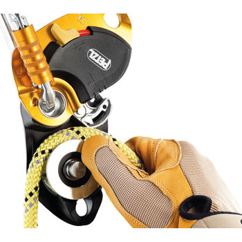 купить Блок-ролик с зажимом Petzl Pro Traxion, yellow, P51A в Кишинёве 