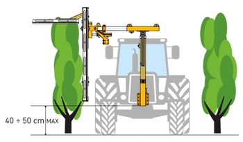 cumpără Mașină de tăiat lăstarii cu cuţite rotative CFC/300 - Orizzonti în Chișinău 