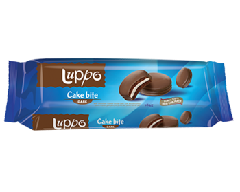 Печенье сэндвич  "Luppo Cake Bite Dark" 184г 