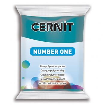 Полимерная глина CERNIT N1 56г, тёмно бирюзовый №212 
