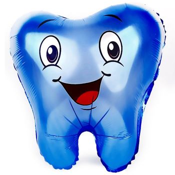 Зуб синий 
