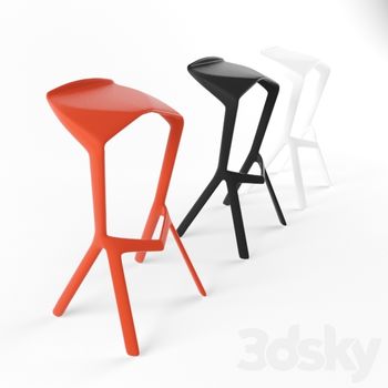 купить Пластиковый стул, 460x420x820 мм, черный в Кишинёве 