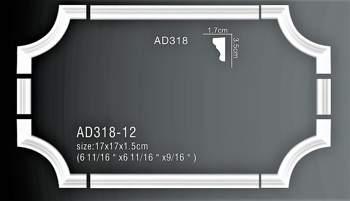 AD318 (3.5 x 1.7 x 240 cm.) 