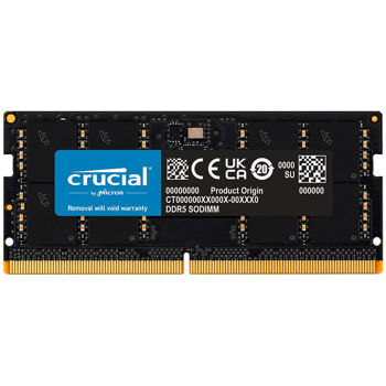 Оперативная Память 16GB SODIMM DDR5 Crucial CT16G48C40S5 PC5-38400 4800MHz CL40, 1.1V (memorie/память)