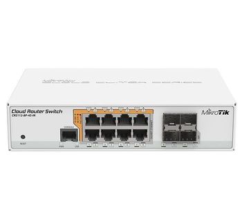 Mikrotik POE Cloud Router Switch CRS112-8P-4S-IN 