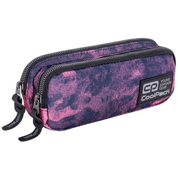 Пенал с 2 отделениями CoolPack "Clio Foggy Pink" 