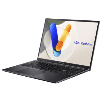 Ноутбук 16 ASUS Vivobook 16 M1605XA Black, AMD Ryzen 9 7940HS 4.0-5.2GHz/16GB DDR5/1TB PCIe 4.0 NVMe/AMD Radeon 780M/WiFi 6E 802.11ax/BT5.3/USB Type-C/HDMI/2xUSB 3.2/HD WebCam/Illuminated Keyboard/16" IPS WUXGA 300 nits (1920x1200)/No OS M1605XA-MB059