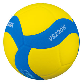 Мяч волейбольный №5 Mikasa Kids VS220W-YBL MIK006853 (6569) 
