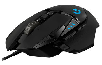 Gaming Mouse Logitech G502 Hero, Optical, 100-25600 dpi, 11 buttons, RGB, Adjj. Weight, Black USB 