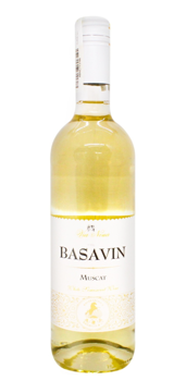 Basavin Silver Muscat, vin alb demidulce, 0.75 L 
