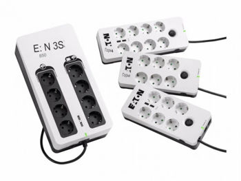 UPS Eaton 3S 700 DIN 700VA/420W, AVR, 1*USB-B, 2*USB-A chatging, 4*Schuko, 4*Schuko surge only 