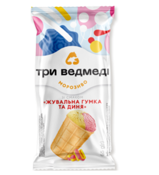 Мороженое "Жевательная резинка и дыня" 65гр 