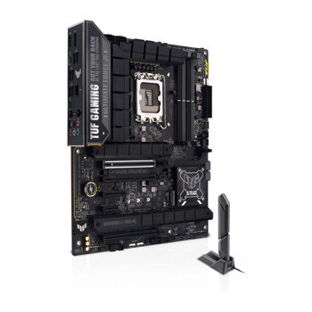 Материнская плата ASUS TUF GAMING Z790-PRO WIFI Intel Z790, LGA1700, Dual DDR5 7800+ MHz, PCIe 5.0 x16, PCIe 4.0 x16, DP/HDMI, USB Type-C, PCIe RAID, SATA RAID, 4 x M.2 slots PCIe 4.0 x4, SB 8-Ch., Wi-Fi 6E 802.11ax&BT5.3, 2.5Gb Ethernet, AURA Sync