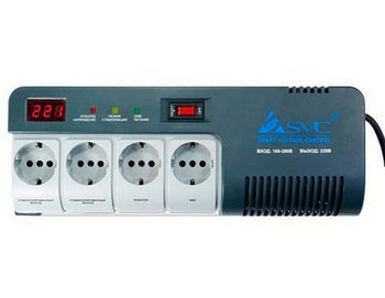 Stabilizer Voltage Ultra Power AVR-1012,  1000VA/600W, Output sockets: 4 × Schuko 