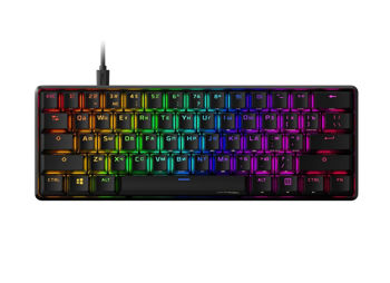 Gaming Keyboard HyperX Alloy Origins 60, Mechanical, TLK, Steel frame, Onboard memory,RGB, Pink, USB 