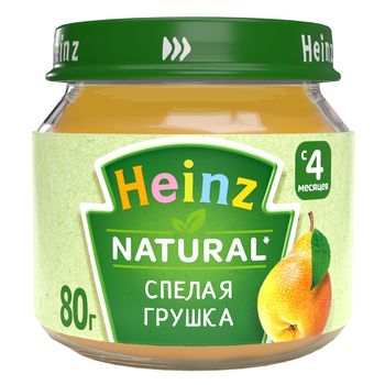 Piure Heinz de pere (4+ luni), 80g 