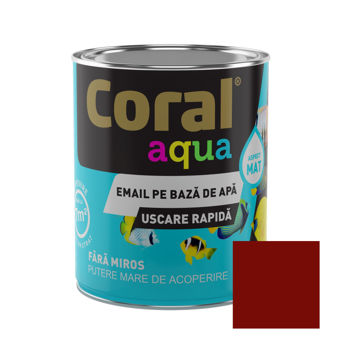 CORAL AQUA Эмаль на Водной Основе, Коричневая 2,5 л 