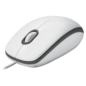 Mouse Logitech M100, White 