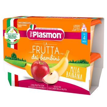 cumpără Plasmon Piure din mere si banana 4x100g,+4 luni în Chișinău 