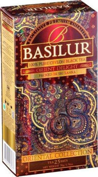 Ceai negru  Basilur Oriental Collection  ORIENT DELIGHT, 25*2g 
