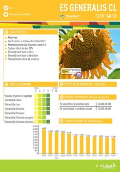 cumpără GENERALIS CL - Semințe de Floarea-soarelui - Lidea / Euralis în Chișinău 