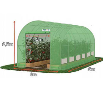 Теплица 6x3x2,5м 